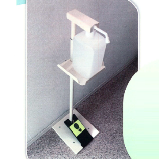 消毒用足踏み式ポンプ