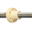 Trapezoidal screw "Drylin": Alternative to ball screws, made of resin, maintenance-free.