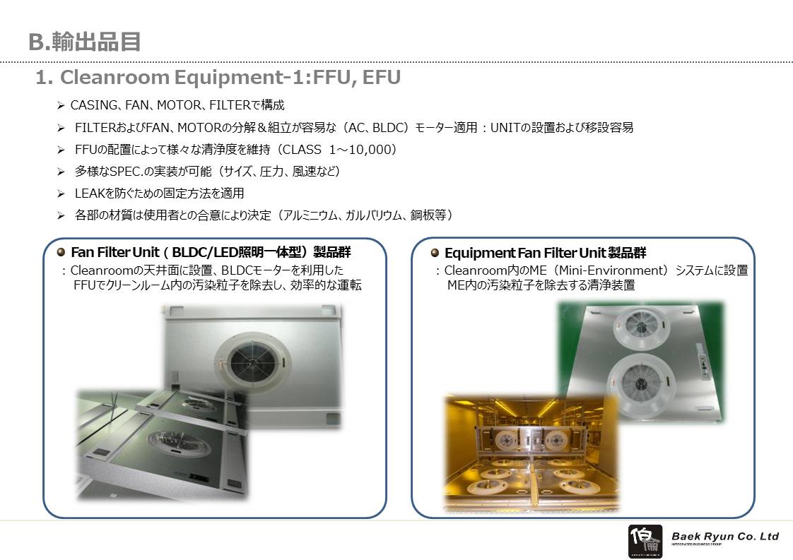 【コスパ抜群】クリーンルーム用フィルターユニット