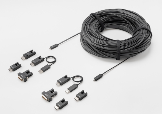 プラスティック光ファイバー(POF)を採用したAOC