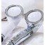Approximately 50% water-saving shower head "Bolina Wide Plus Silver"