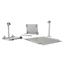 Smart ultra-low profile digital floor scale