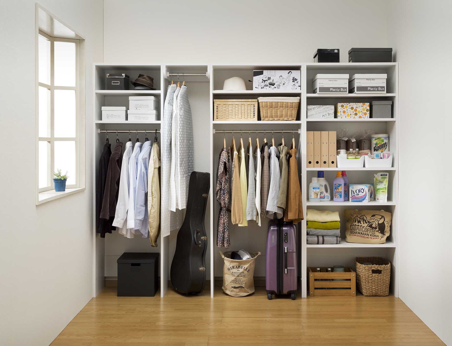 空き部屋活用クローゼット（組み立て式・F☆☆☆☆・国産）