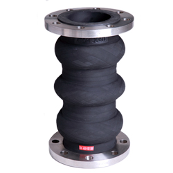 【塩ビに合わせたしなやか設計】配管に優しいゴム可とう伸縮継手