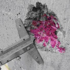 ジャスコ　コンクリート構造物調査　中性化深度測定試験 