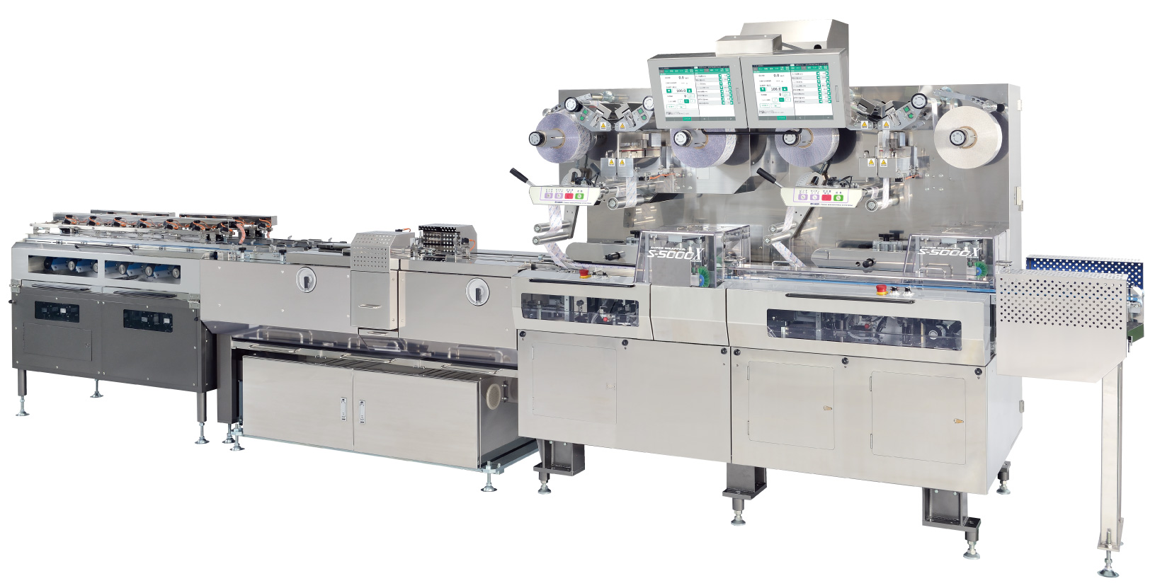 高速ツインピロー包装機 S-5000X TW 大森機械工業 | イプロス