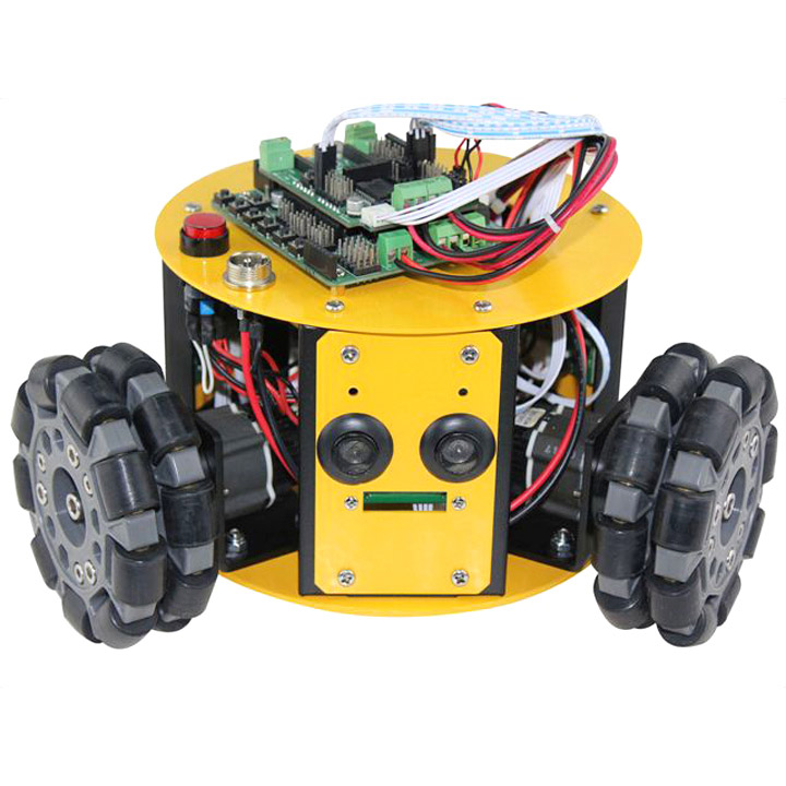 3WD100mmオムニホイールミニモバイルロボット ヴイストン | イプロス