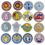 Reflective sticker / Iron-on adhesive dual-use patch Embroidered patch
