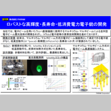 『ロバストな高輝度・長寿命・低消費電力電子銃』開発資料のご紹介