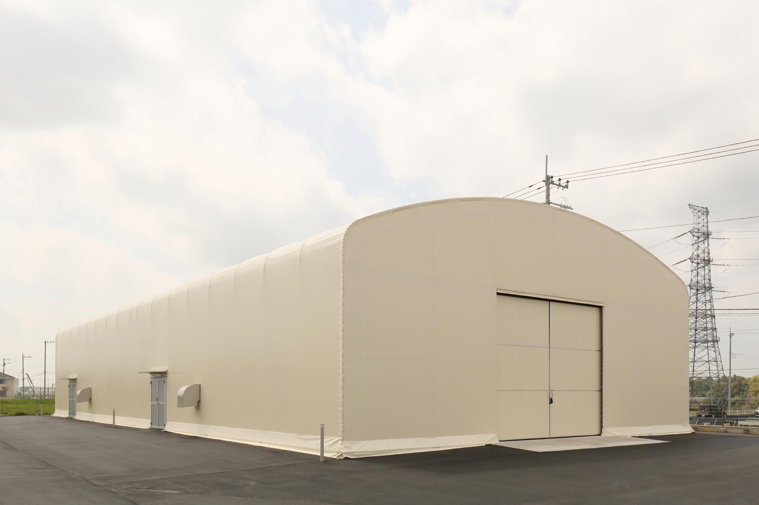 固定式テント倉庫FLEX HOUSE-FIX|太陽工業株式会社 太陽工業株式会社 固定式テント倉庫FLEX HOUSE-FIX|太陽工業株式会社 太陽工業株式会社