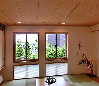 ラミネート天井