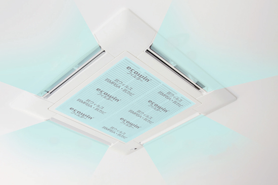 抗ウイルスエアコンフィルター『ecowinフィルター』