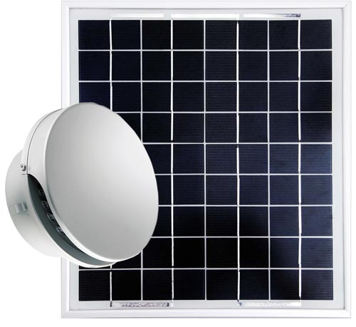 ソーラー換気扇平型フード付１５０ユニット