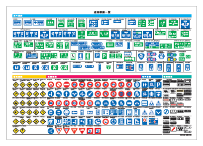 【資料】日本の道路標識一覧表