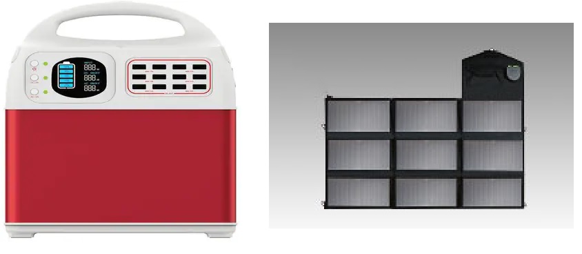 防災・BCP・非常用電源PR-HUG-400と太陽光パネル