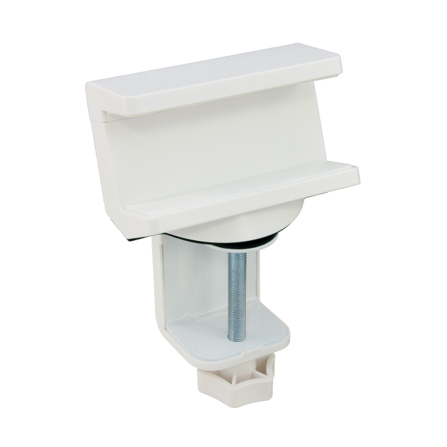 デスクに挟んで固定するだけ!電源タップ固定クランプ