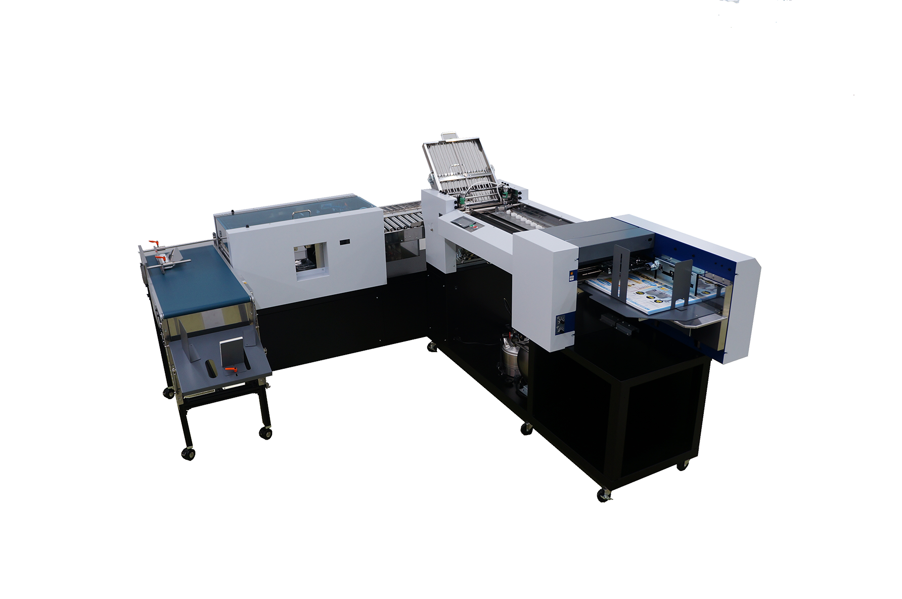 専任者不要で人件費削減！フチ糊DM圧着機GS-L800