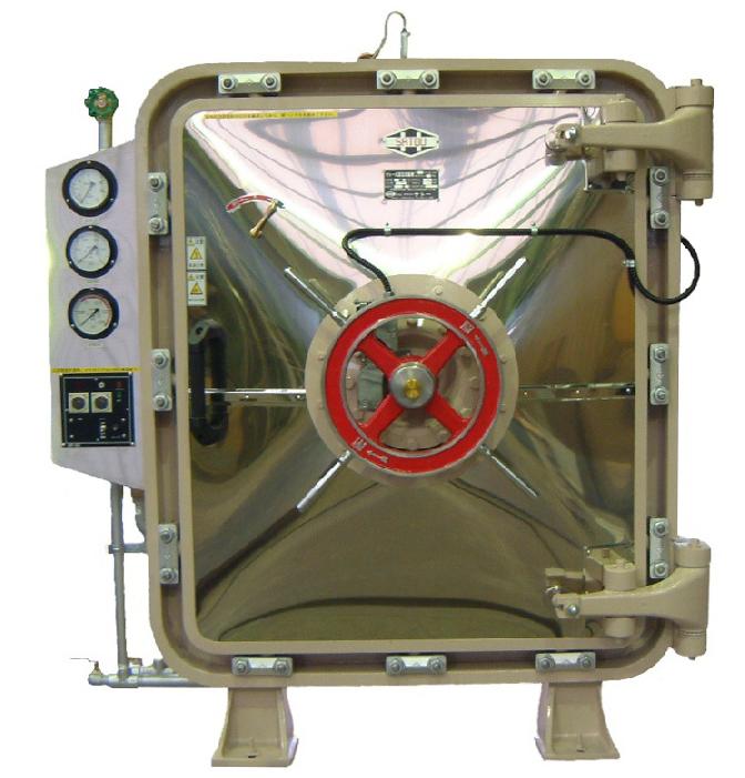 蒸気自動炊飯機