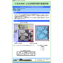 【分析事例】三次元SEMによる活物質体積の数値評価