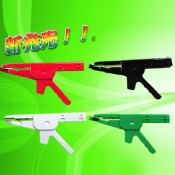 配電用保守機材『カギ型ワニ口クリップ』