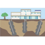 [Ground Improvement] "Permeation Solidification Injection Method" Ground improvement under buildings.