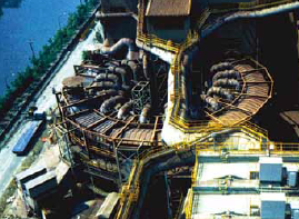 焼結設備『水封式円形クーラ』