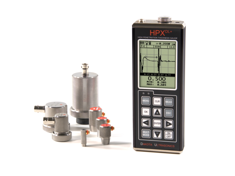 Ultrasonic Thickness Gauge 'HPX DL+' for GFRP, CFRP, and Rubber