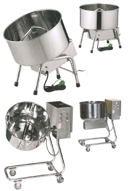 デモ機貸出中！】傾胴パン型ステンレスミキサー ベビーミキサー