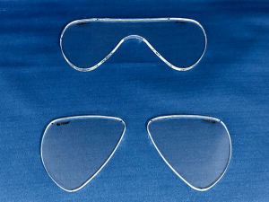 水中眼鏡用ガラスの製造・加工