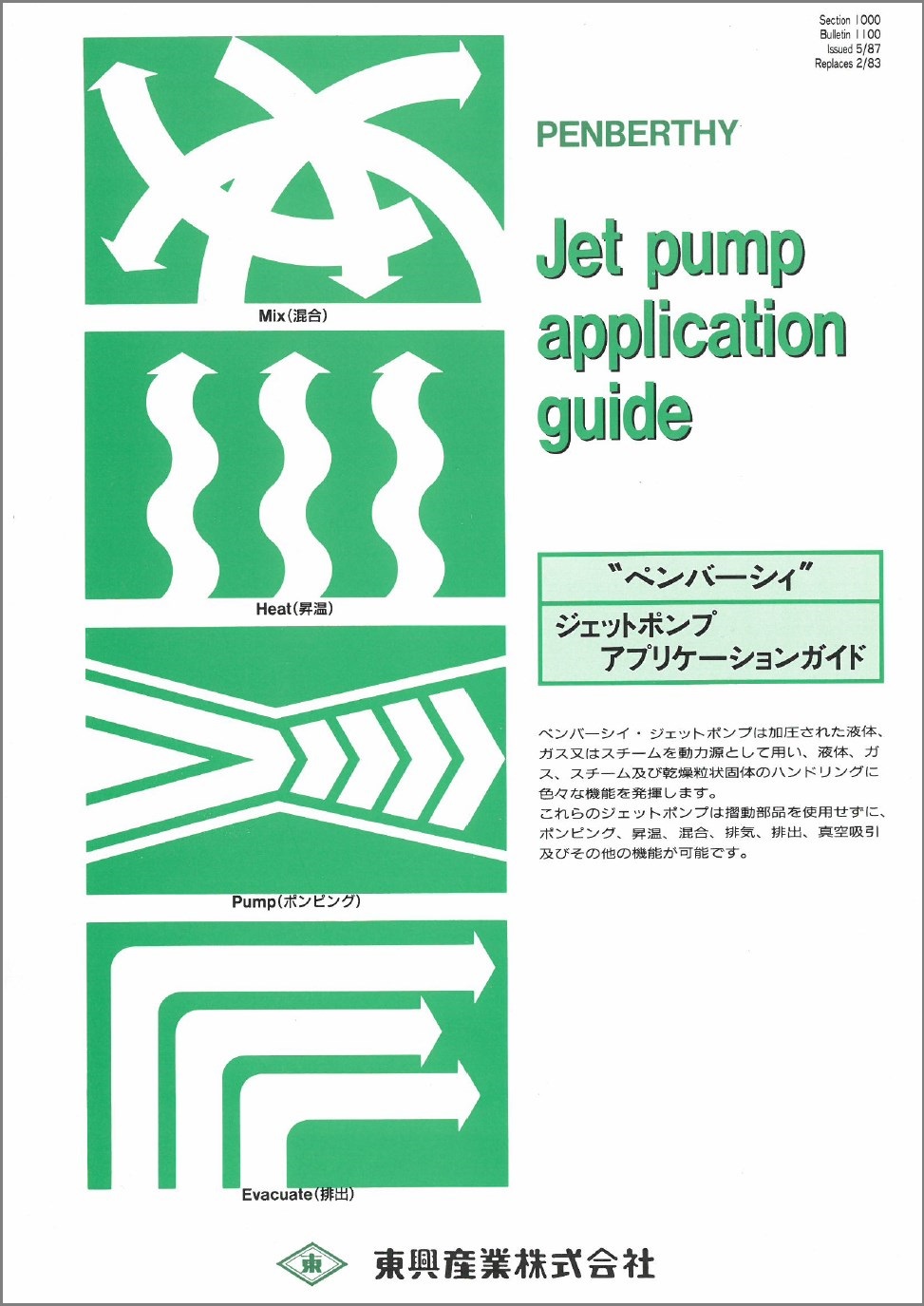無シールギアポンプ『14シリーズ 85型式』 | 東興産業 - Powered by