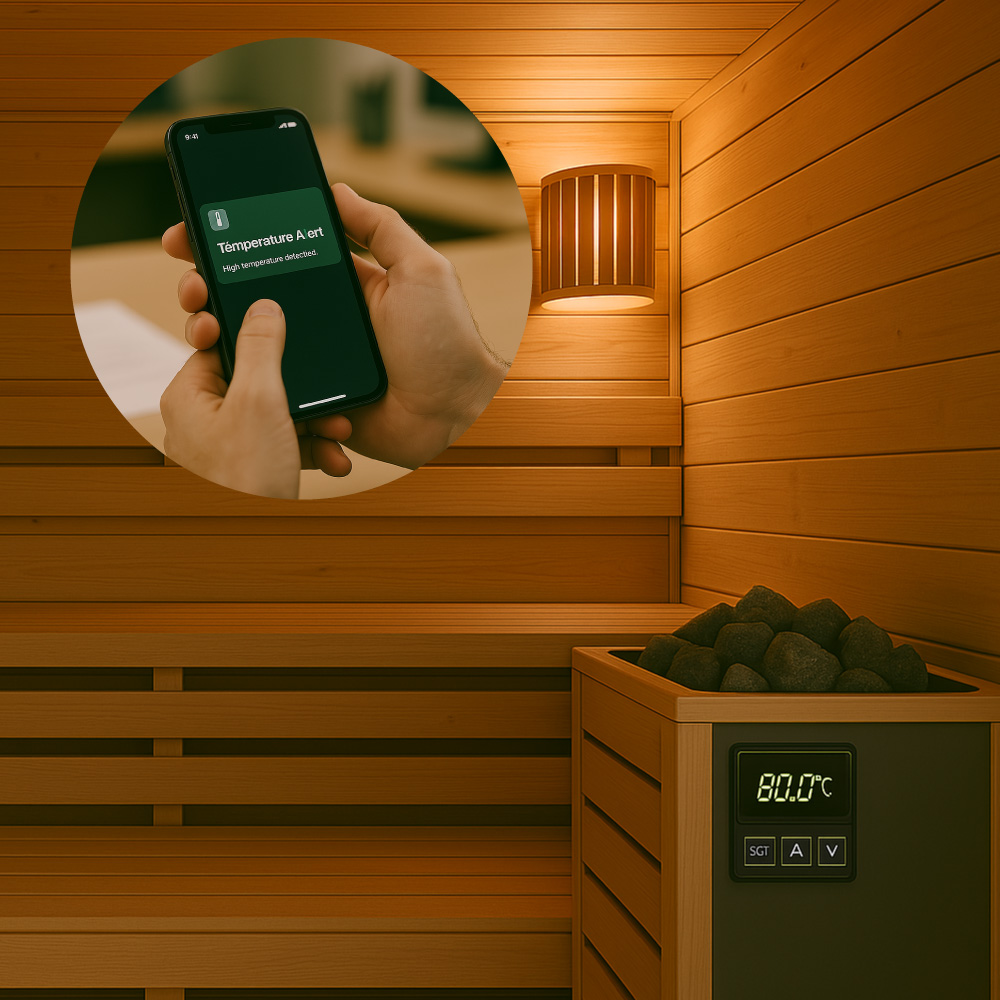 IoT温調器遠隔監視システム【サウナ、温泉の温度を常時見える化】
