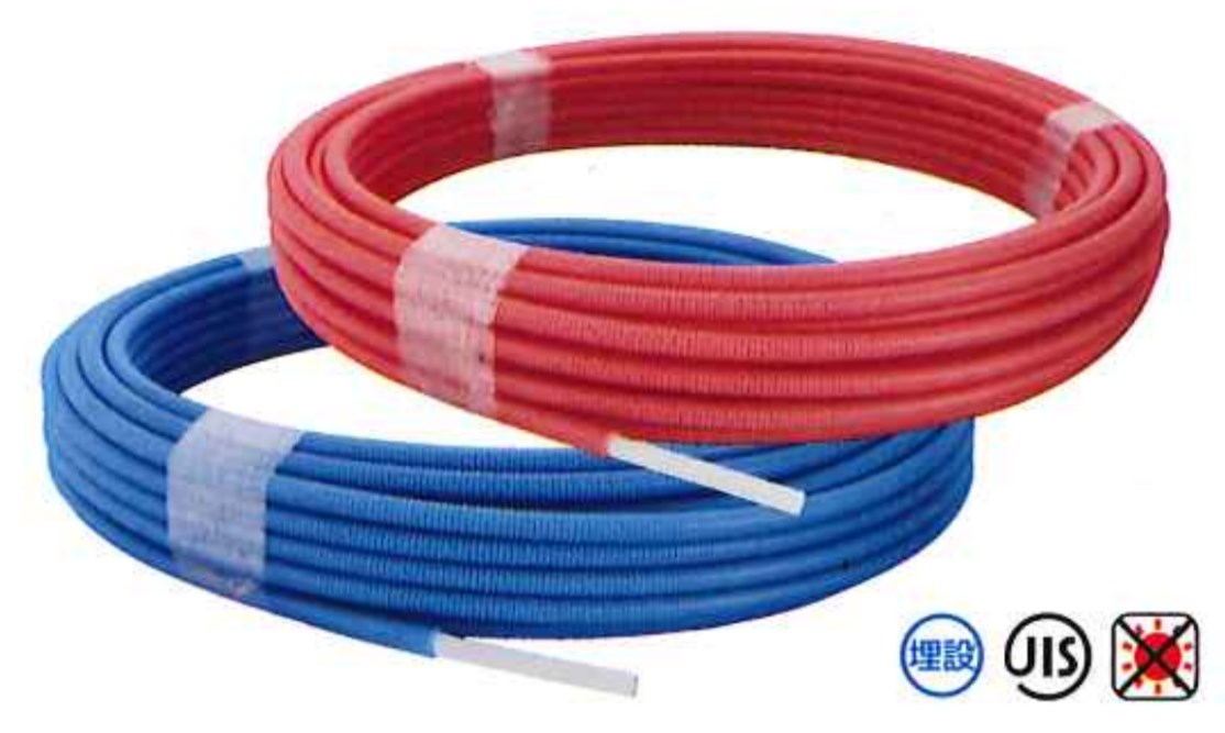 コルゲート菅付架橋ポリエチレン管『コルゲート イージーカポリ』