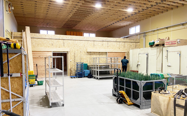 【2×4住宅 施工実績】HOZONE 農業用定温倉庫