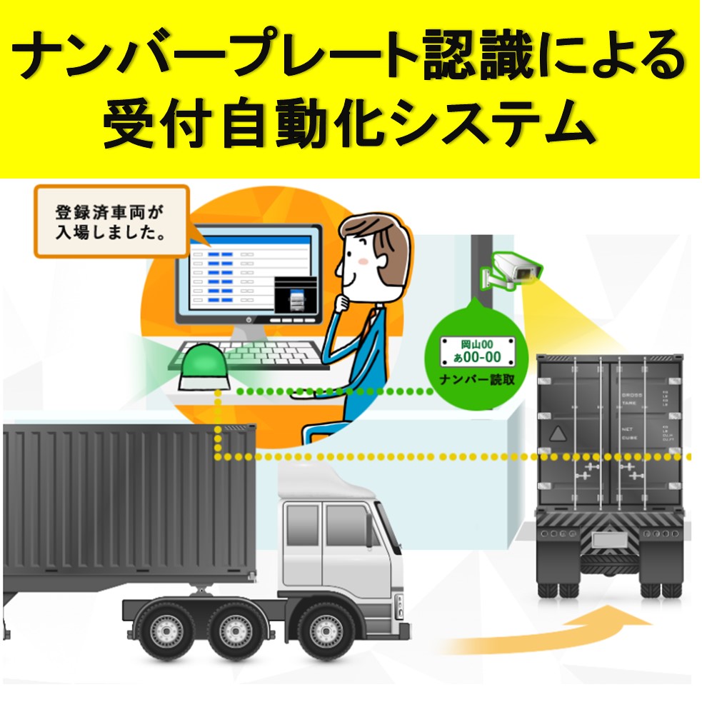 ～工場・物流センター～　入退場管理システム　ナンバー認識システム
