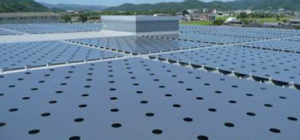 屋上自然力応用遮熱シート『冷えルーフ』