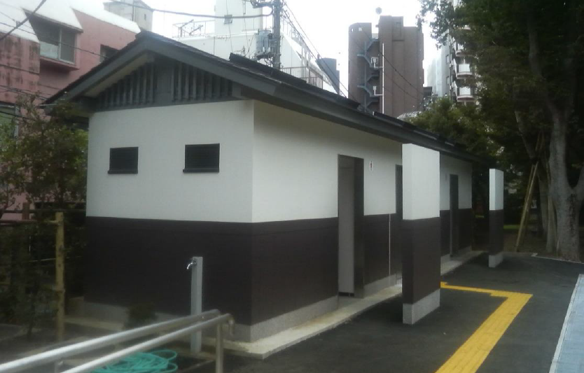 【東京都内の公園】災害対応型トイレ『アルソナα』設置事例