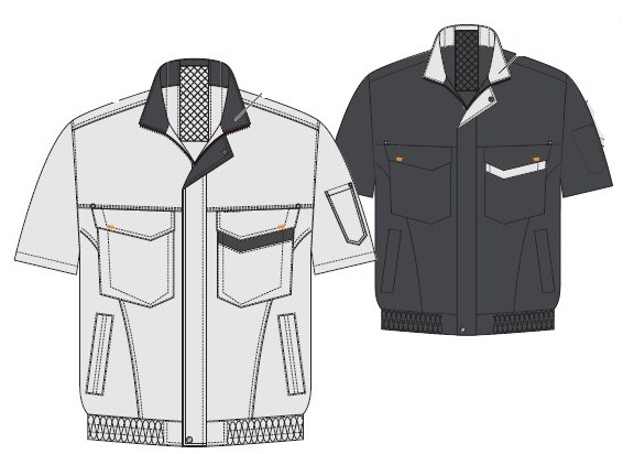 『タフコレ 半袖・長袖ブルゾン』