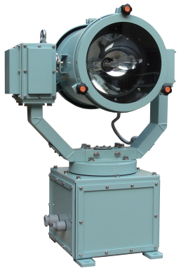 リモコン式サーチライト　三信船舶　RGL-40E　LED　24V40W　サーチロボ　RGL40E HR-55 ハロゲンランプ式リモコンサーチライト マリン用品の海遊社