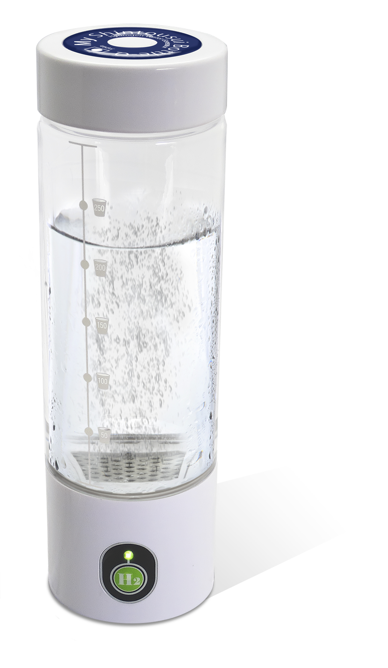 高濃度水素水　生成器　充電式　My Shinousui Bottle-Q 充電式高濃度水素水生成器 My神透水ボトルQ AWH003-Q 正規品