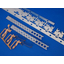 Precision parts progressive die layout