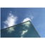 Electromagnetic wave shielding glass, electromagnetic wave shielding panel (made of resin)