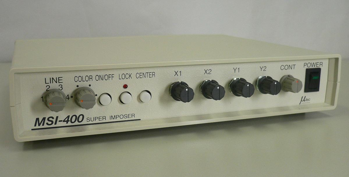 RGBクロスライン発生器 「MSI-400-S」