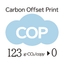 Carbon offset printing service