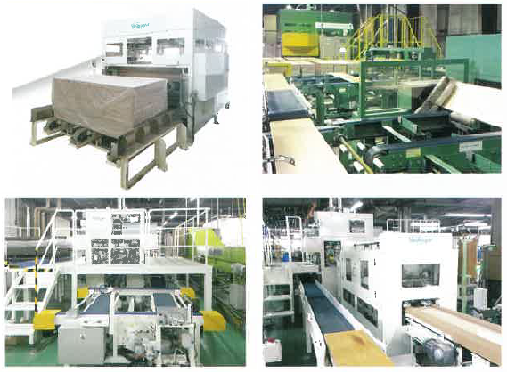 FAシステム『建材ボード搬送・梱包システム』