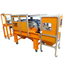 Ultra-high-speed rotating eddy current separator UHF-ECS for sorting copper wires and aluminum particles.