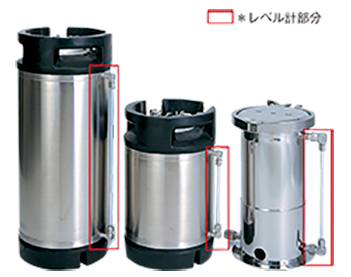 ステンレス容器 オプション製品「レベル計／レベルスイッチ」