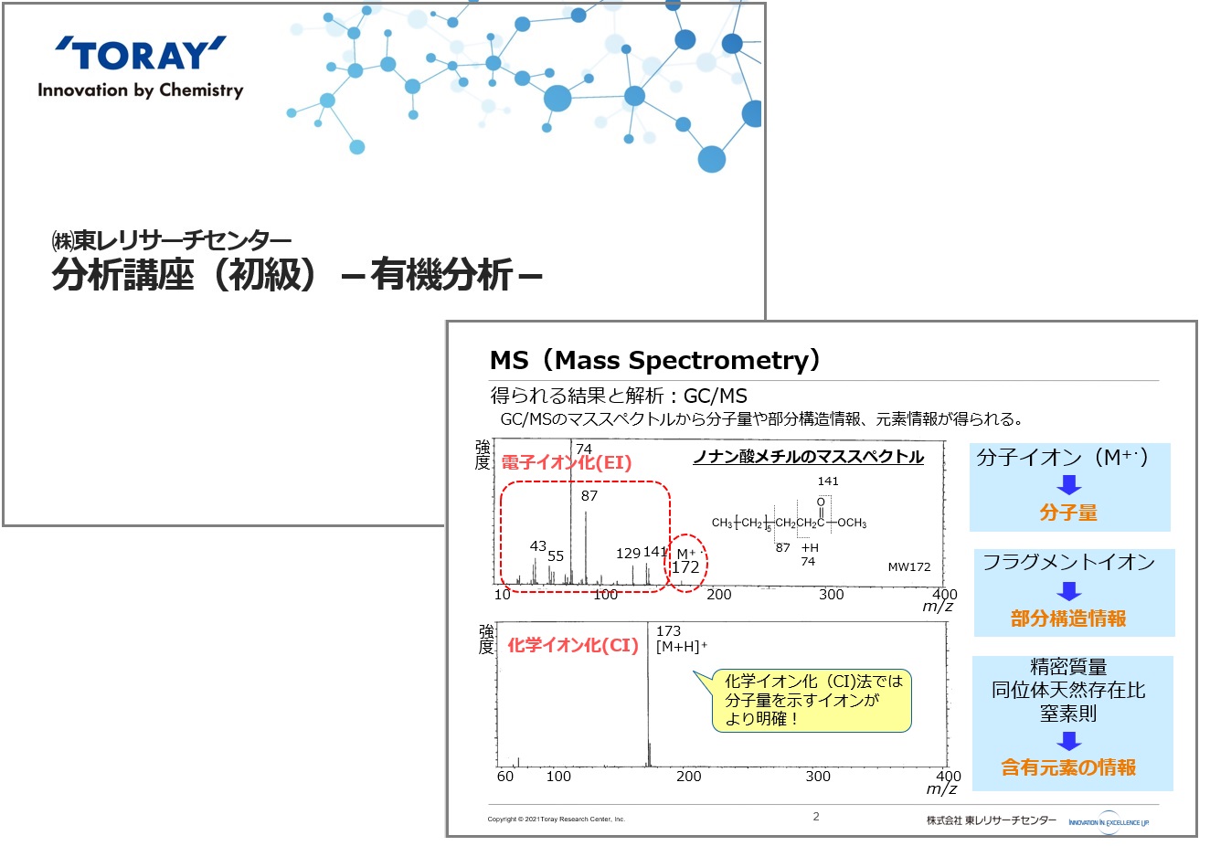 初心者向けオンライン講座(e-learning)【有機分析】