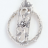 宝石付ペンダントルーペ パール 321-P