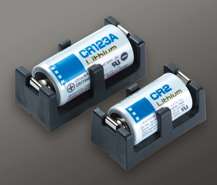 2CR5ホルダー BH 2CR5 - リチウム電池をケースに取付- 例