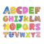 Alphabet embroidery patch